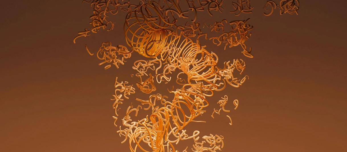 Artistic representation of intrinsically disordered proteins