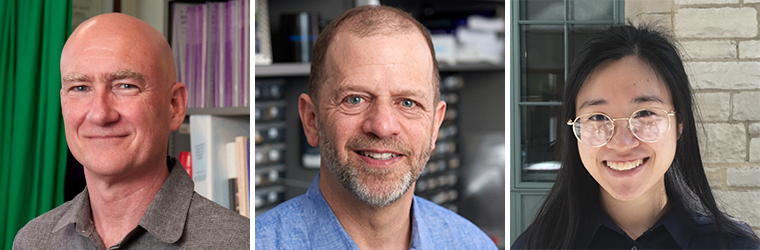 From left: J. Edward Colgate, Michael Peshkin, Sylvia Tan