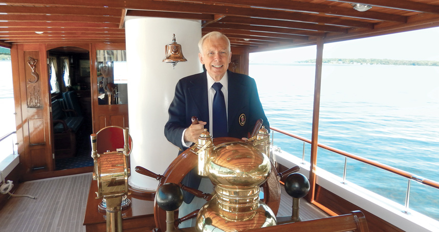 Larry Larkin uses his problem-solving skills to restore historic boats in Lake Geneva, Wisconsin.