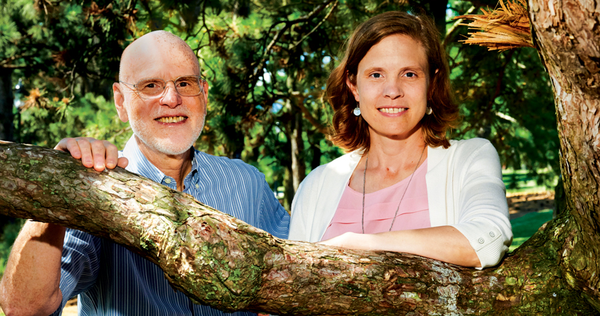 Bill Miller and Jennifer Dunn