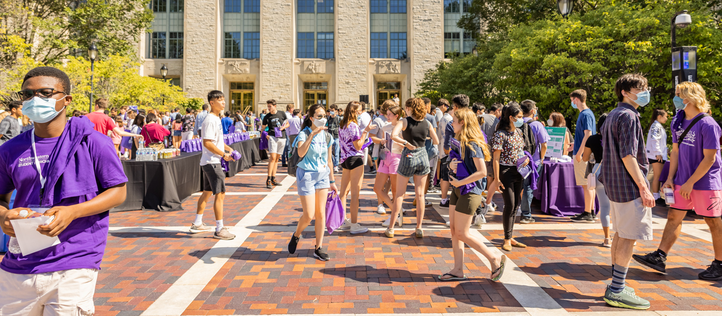 Front concourse of the Northwestern Technological Institute