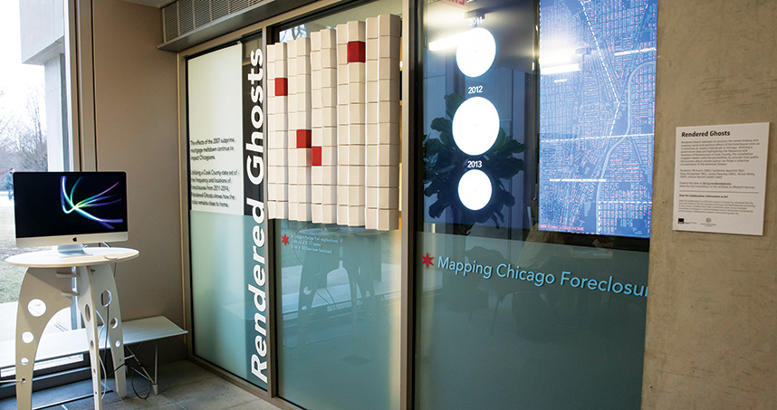 The Rendered Ghosts team shows the ongoing and social political effects of the foreclosure crisis in Chicago.
