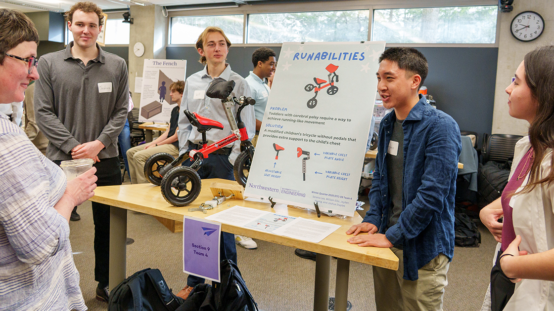 Students present their project